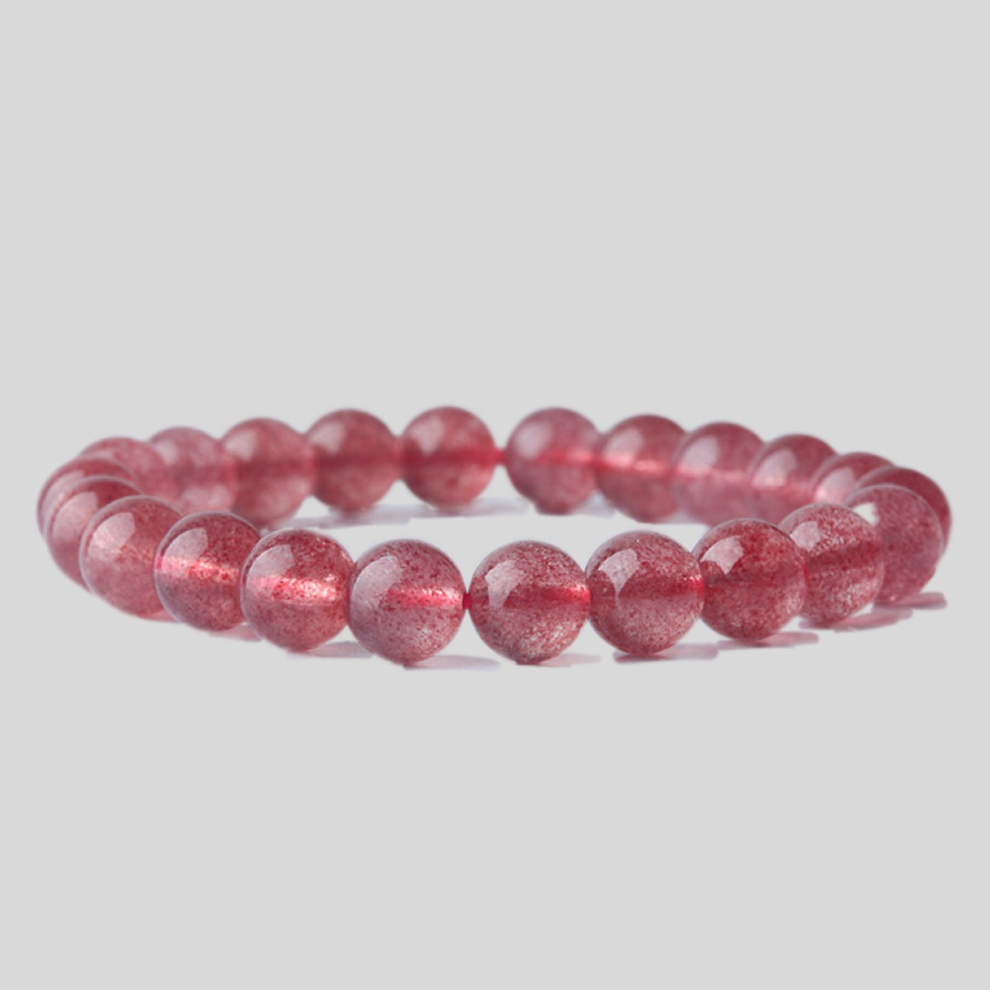 Strawberry Quartz Pure natural Crystal Bracelets 7A