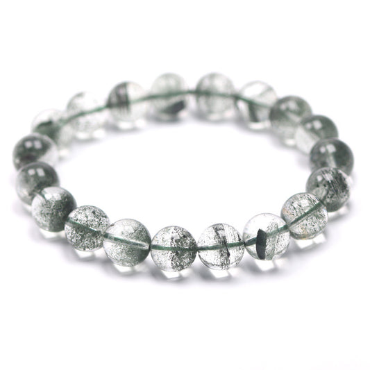 Elegant Green Phantom Crystal Bracelet - Natural Healing Gemstone