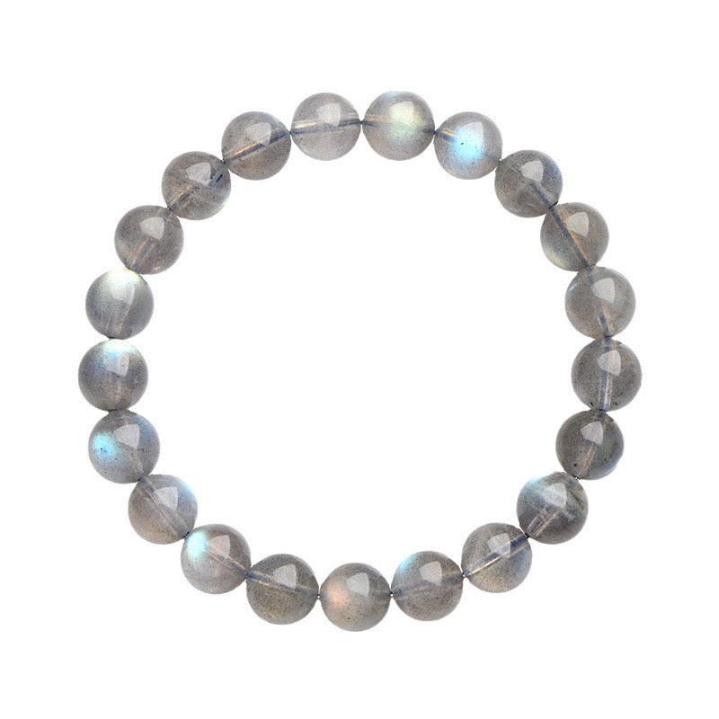 Elegant Gray Moonstone Bracelet