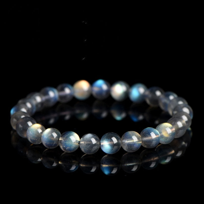 Elegant Gray Moonstone Bracelet